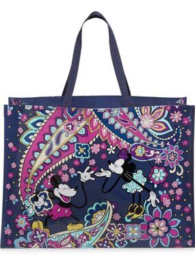 Vera Bradley NWT Disney Limited Edition Sensational Six Paisley Market Tote Bag